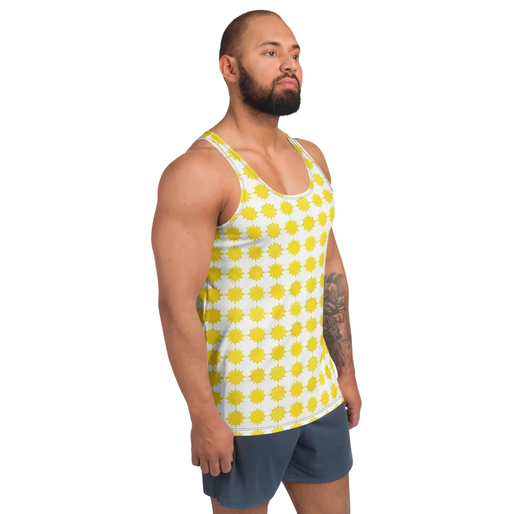 Solar Check on Men's Tank Top — Right Front