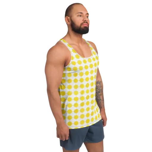 Solar Check on a Men's Tank Top