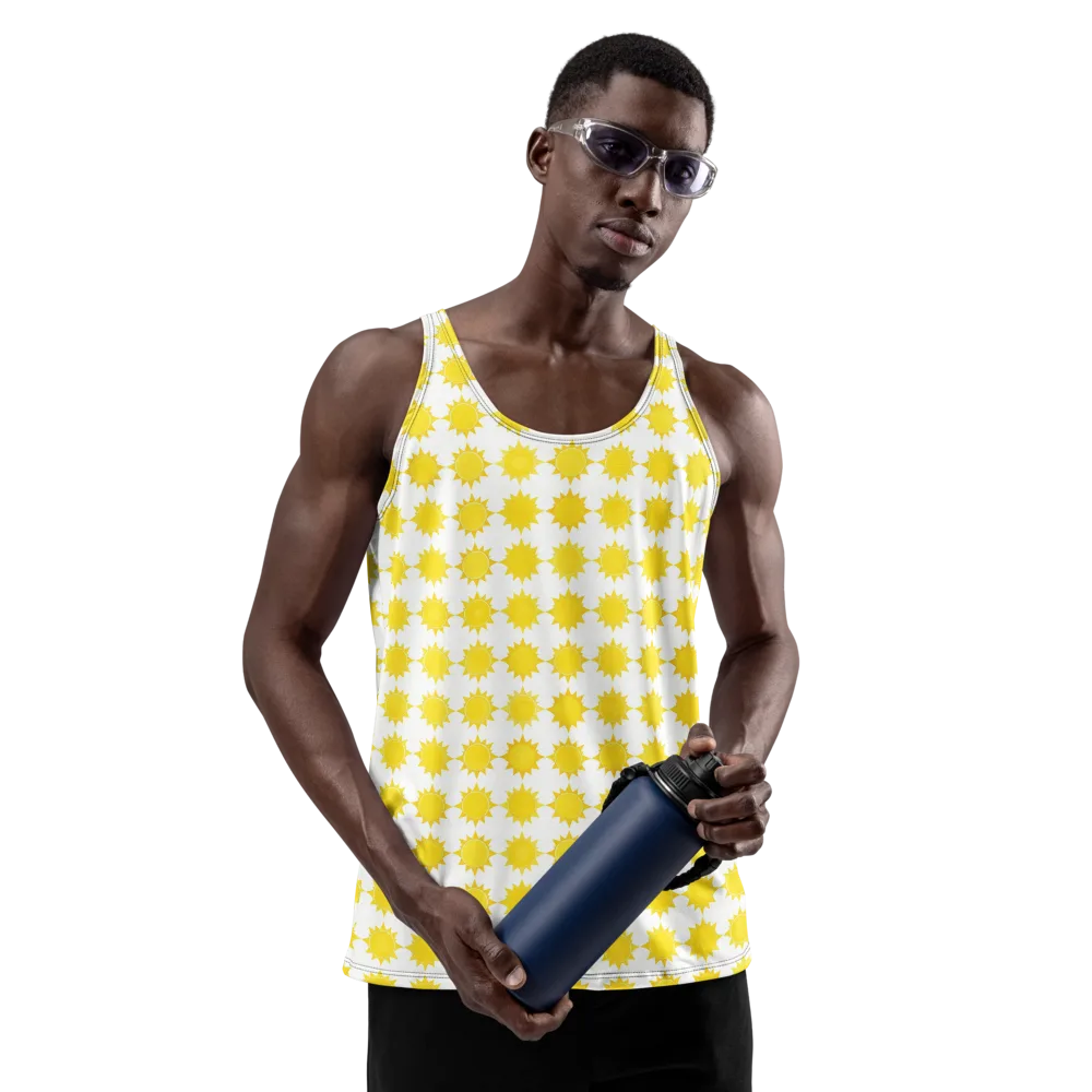 Solar Check on Men's Tank Top — Front