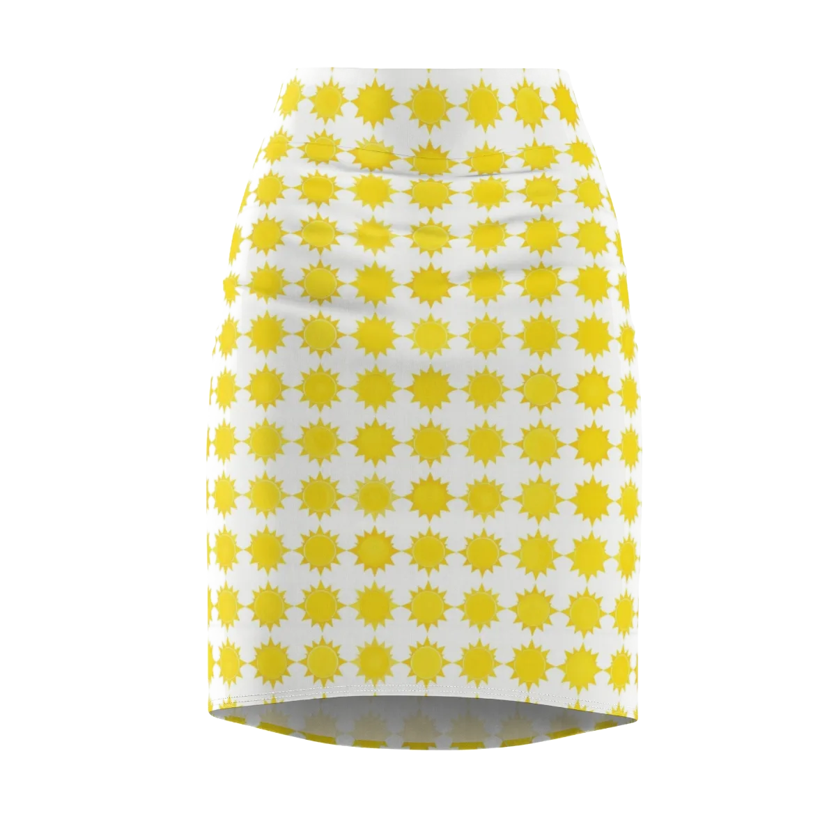 Solar Check on Pencil Skirt — Front