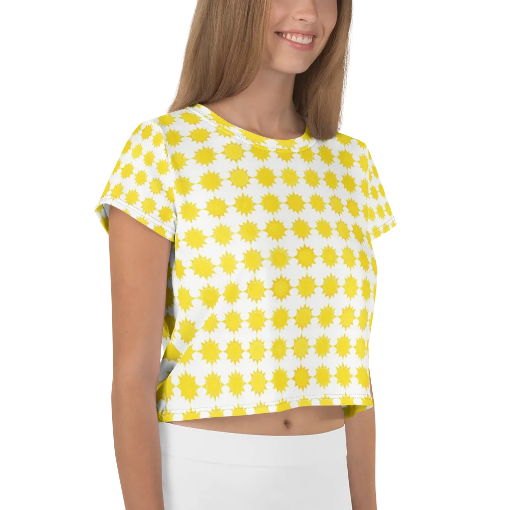 Solar Check on Crop Tee — Right