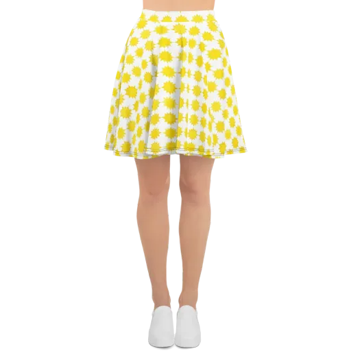 Solar Check on a Skater Skirt