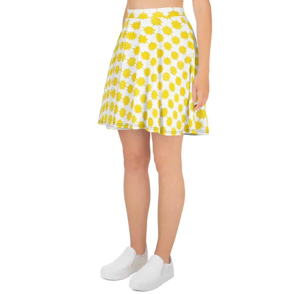 Solar Check on Skater Skirt — Left