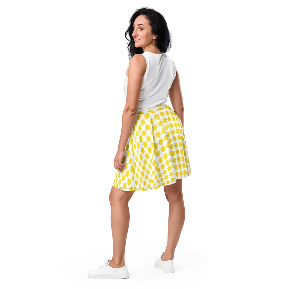 Solar Check on Skater Skirt — Back