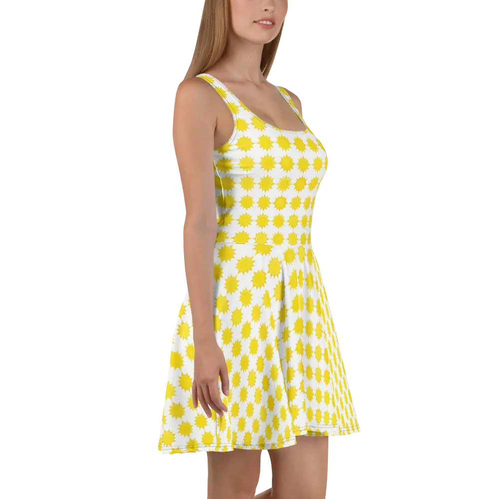 Solar Check on Skater Dress — Right