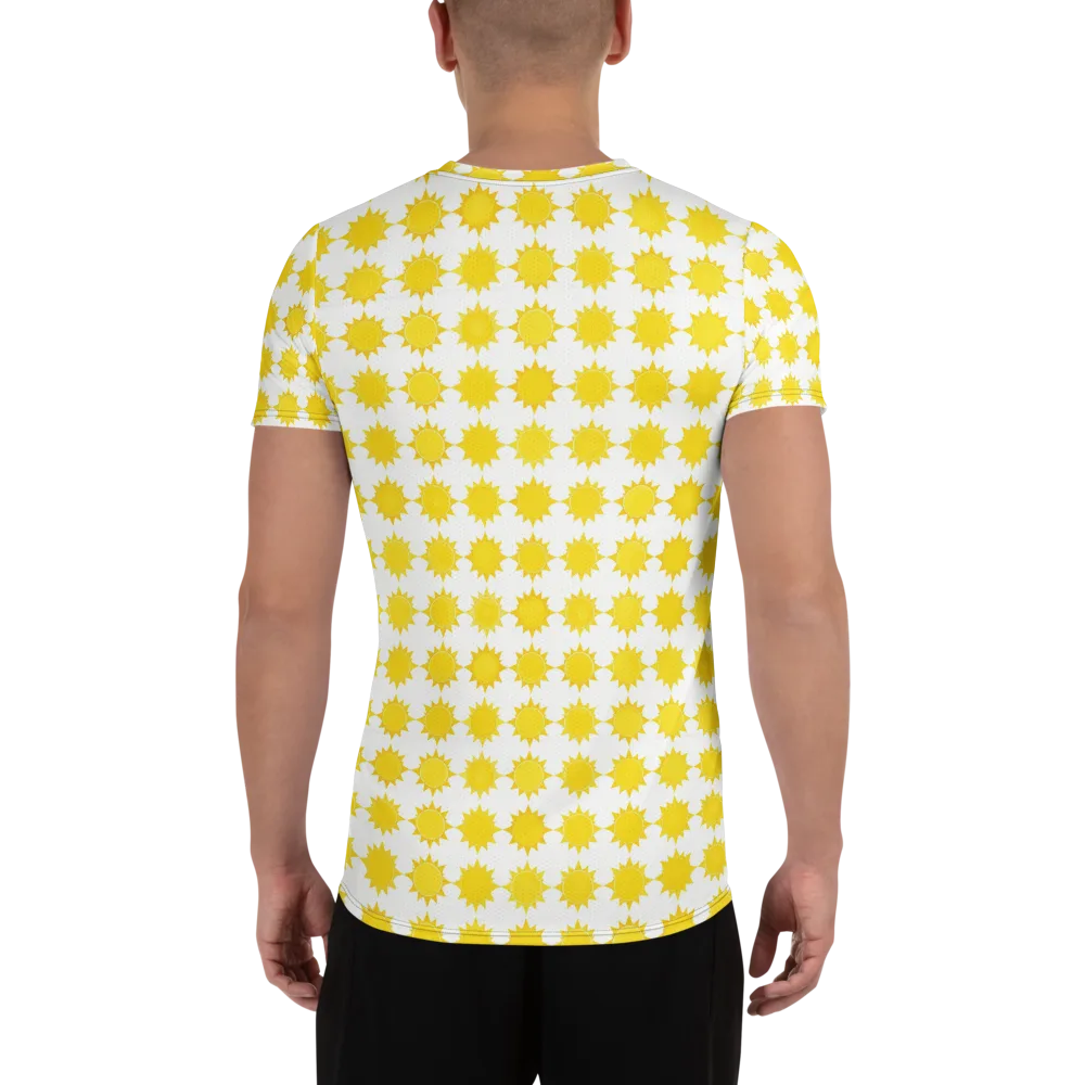 Solar Check on Men's Athletic T-Shirt — Back