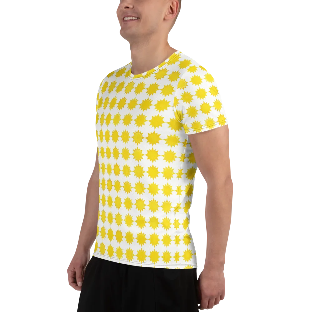 Solar Check on Men's Athletic T-Shirt — Left