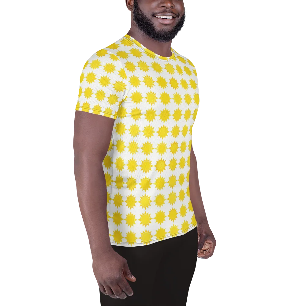 Solar Check on Men's Athletic T-Shirt — Right