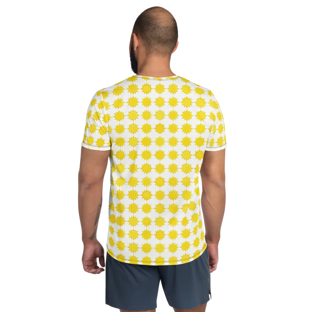 Solar Check on Men's Athletic T-Shirt — Back