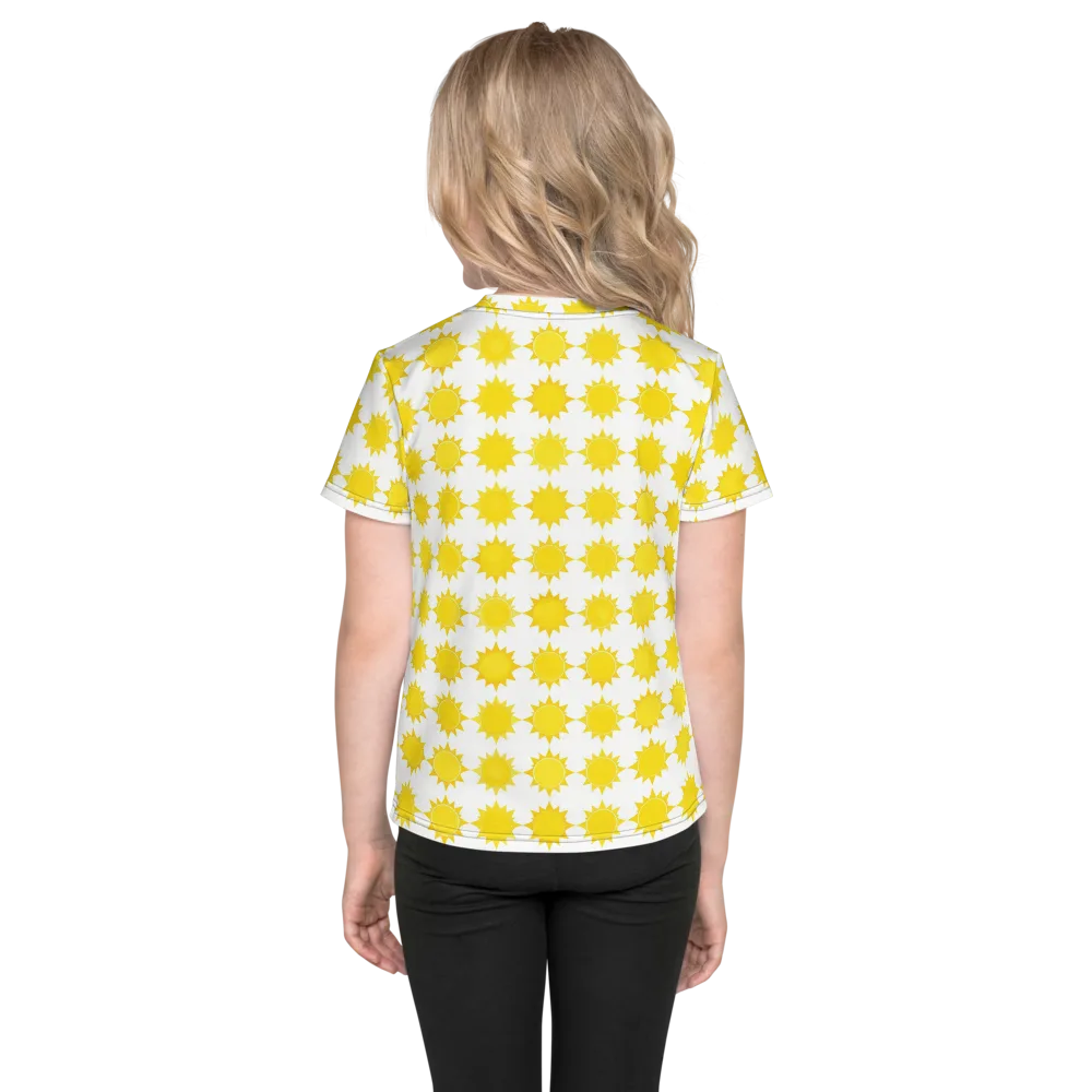 Solar Check on Kids Crew Neck T-Shirt — Back