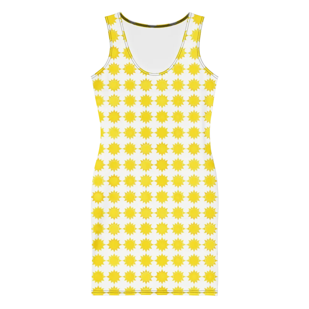 Solar Check on Bodycon Dress — Front