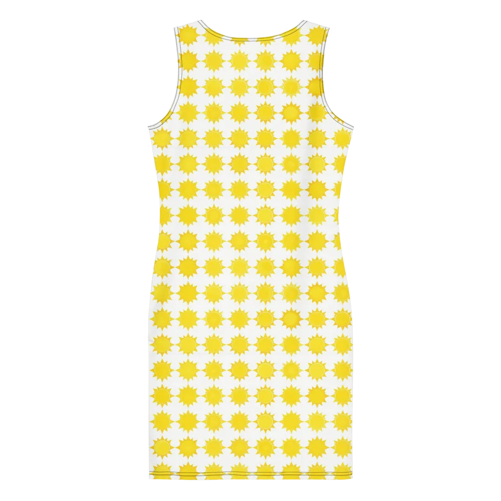 Solar Check on Bodycon Dress — Back