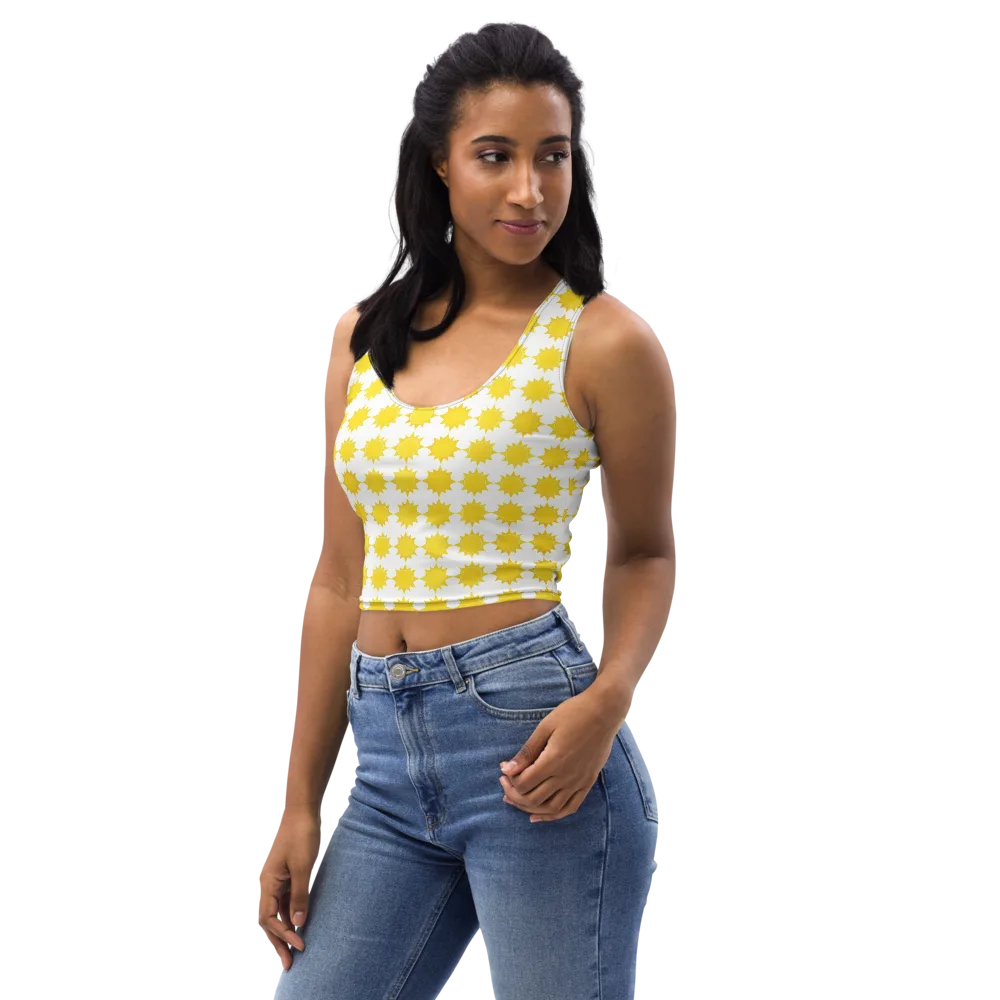 Solar Check on Crop Top — Left Front