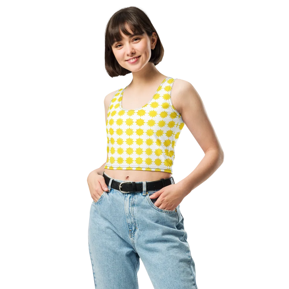 Solar Check on Crop Top — Front