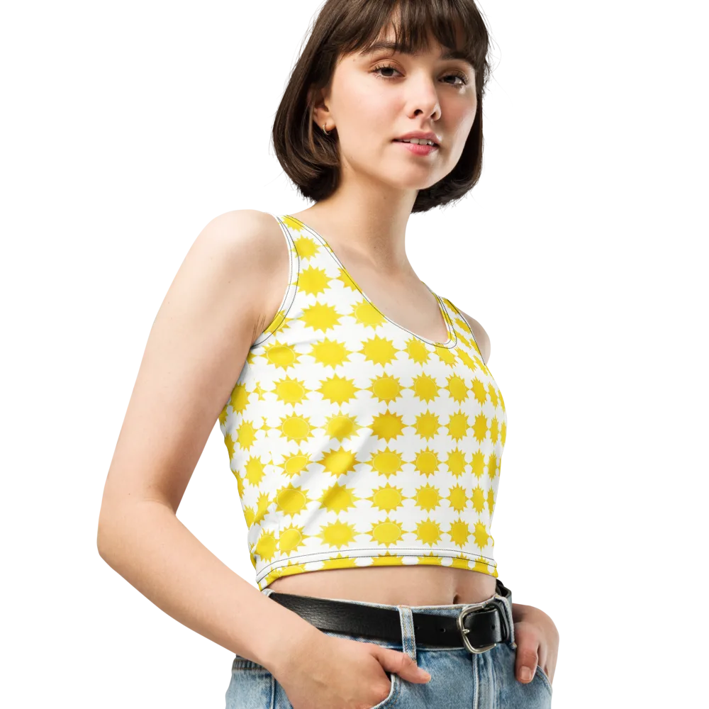 Solar Check on Crop Top — Right Front
