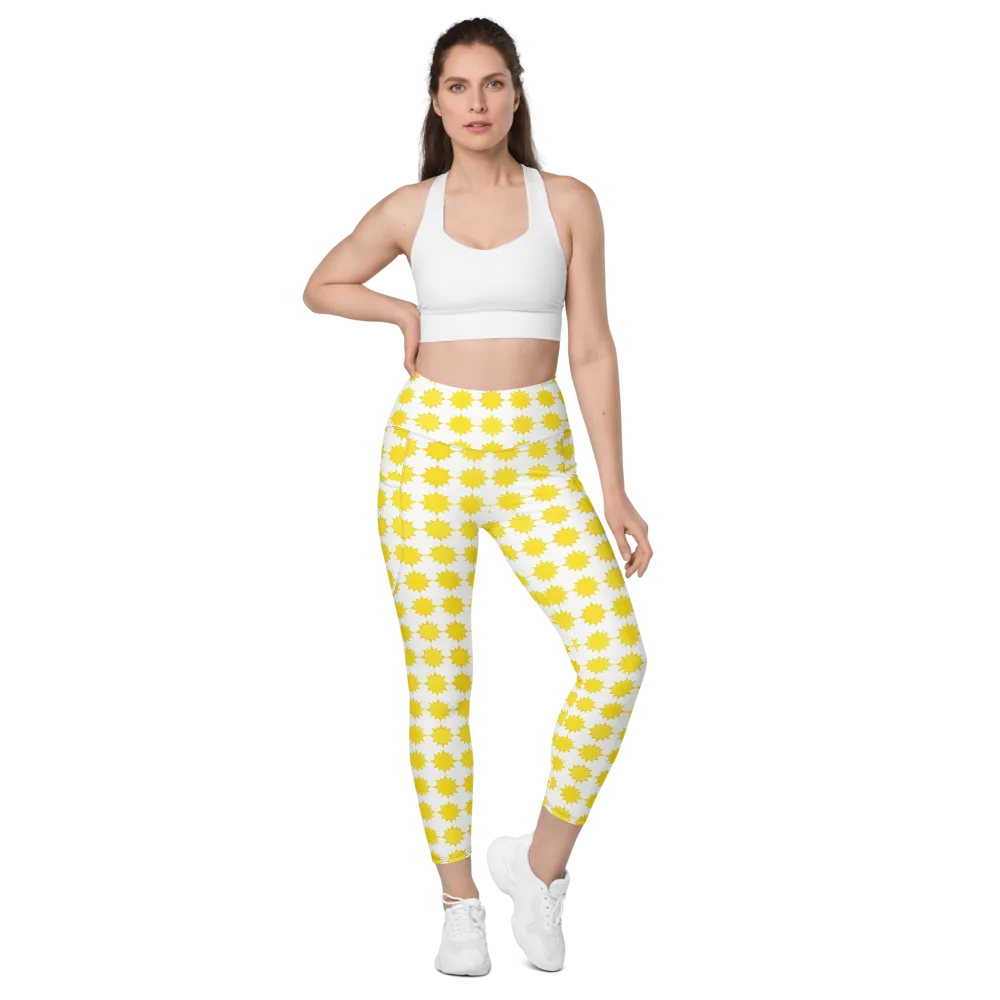 Solar Check on Leggings with Pockets — Front