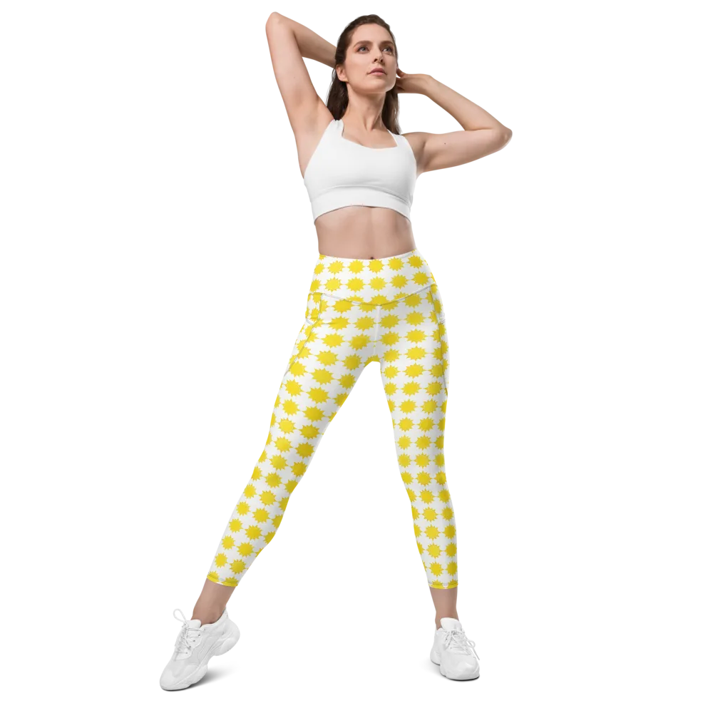 Solar Check on Leggings with Pockets — Front