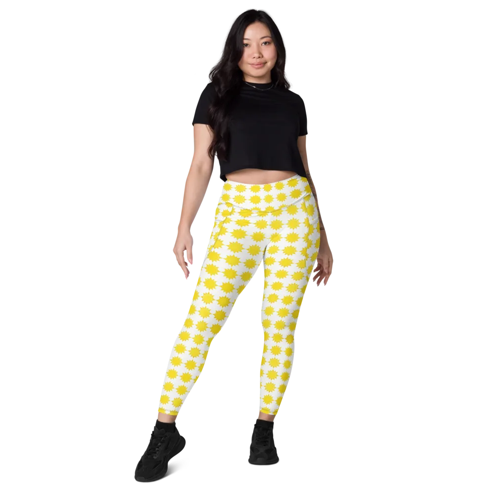 Solar Check on Leggings with Pockets — Front