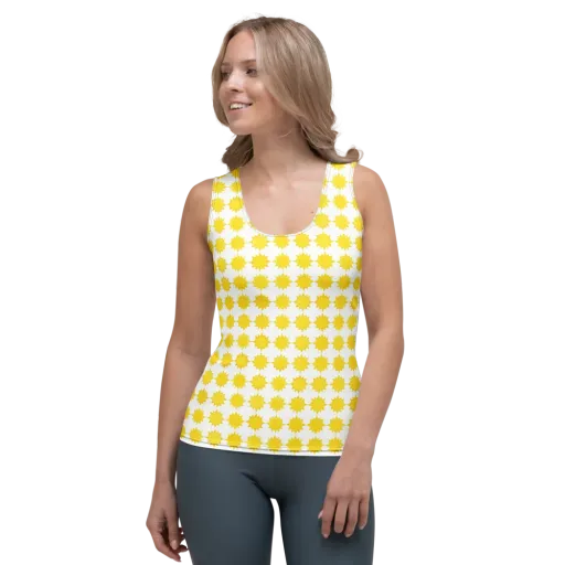 Solar Check on a Women's Tank Top