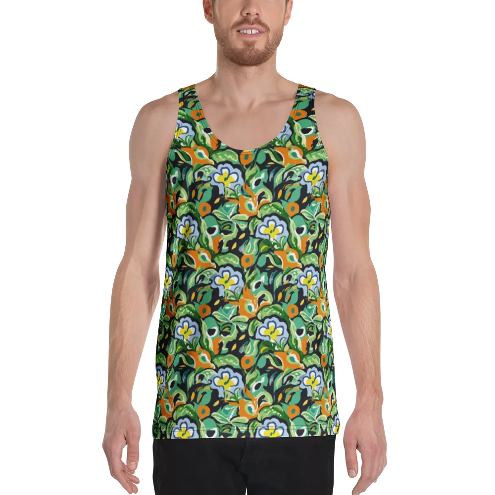 Verdant Rhapsody on Men's Tank Top — Front
