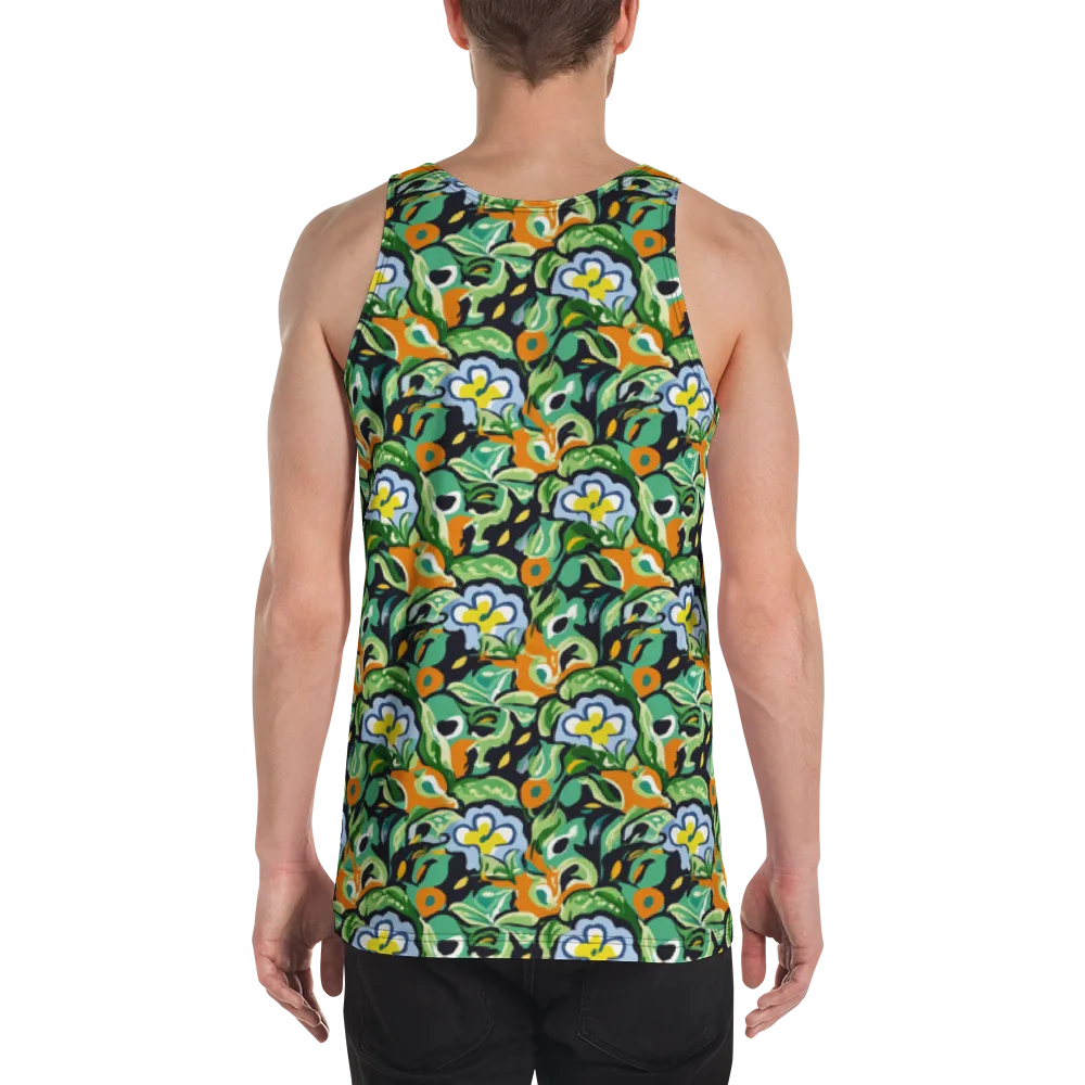 Verdant Rhapsody on Men's Tank Top — Back