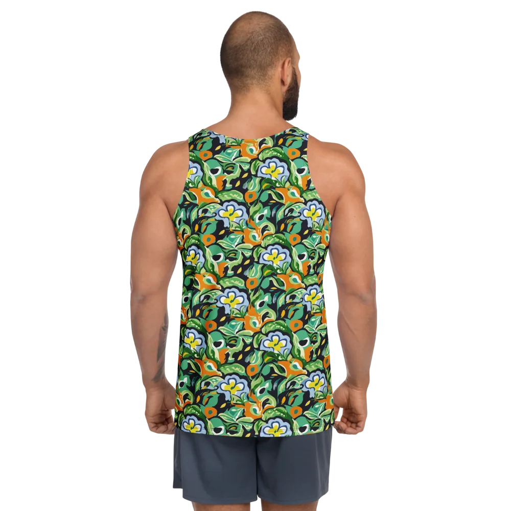 Verdant Rhapsody on Men's Tank Top — Back
