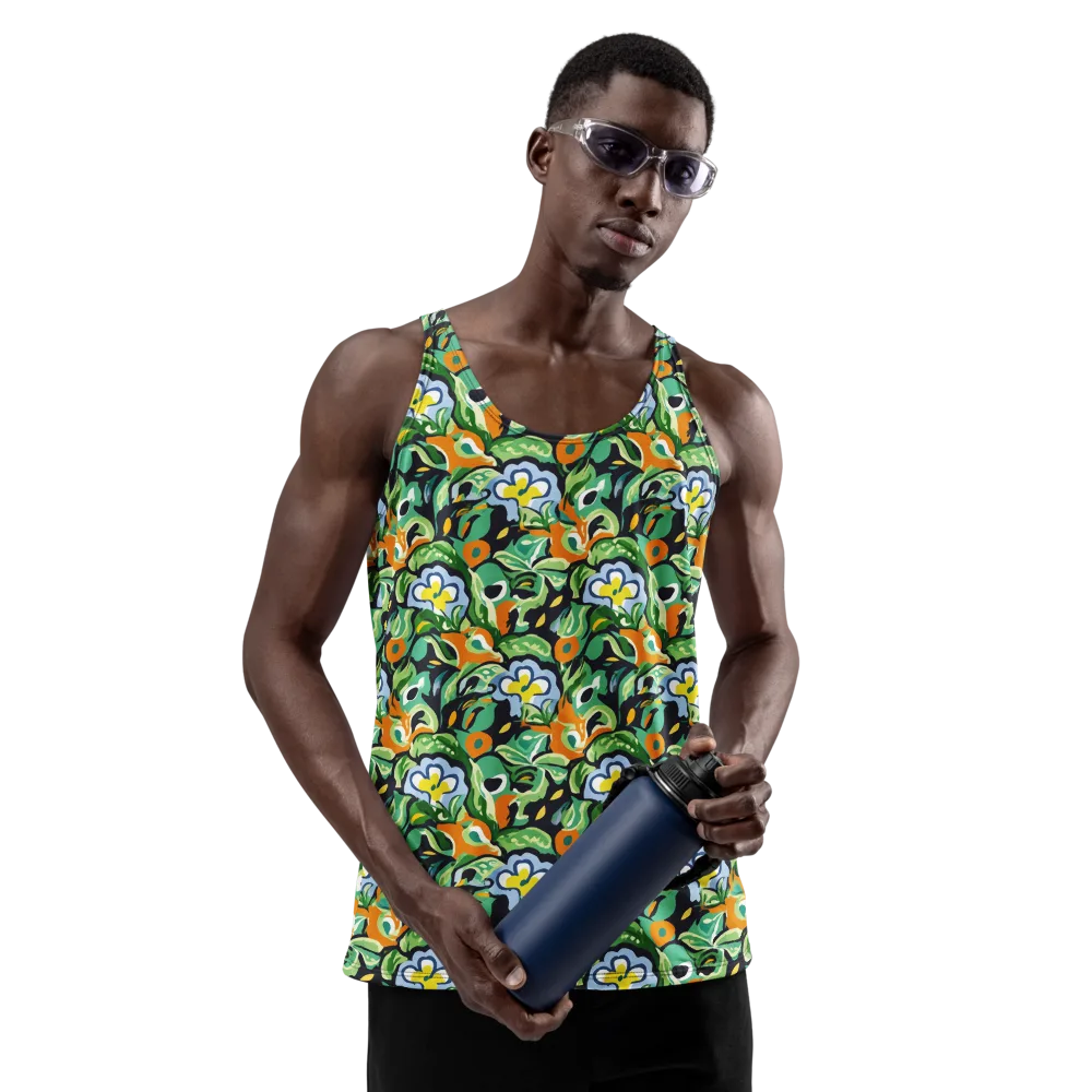 Verdant Rhapsody on Men's Tank Top — Front