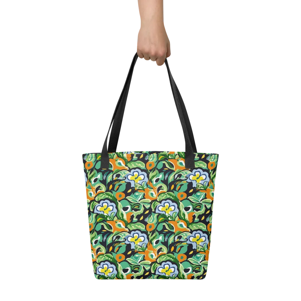 Verdant Rhapsody on Tote Bag — Front