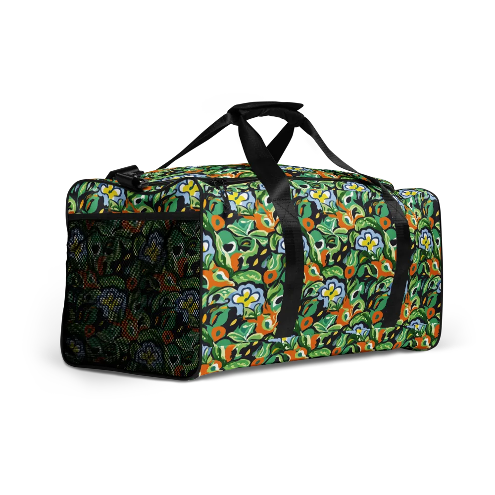 Verdant Rhapsody on Duffle Bag — Right Front