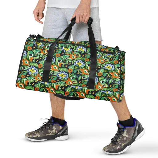 Verdant Rhapsody on a Duffle Bag
