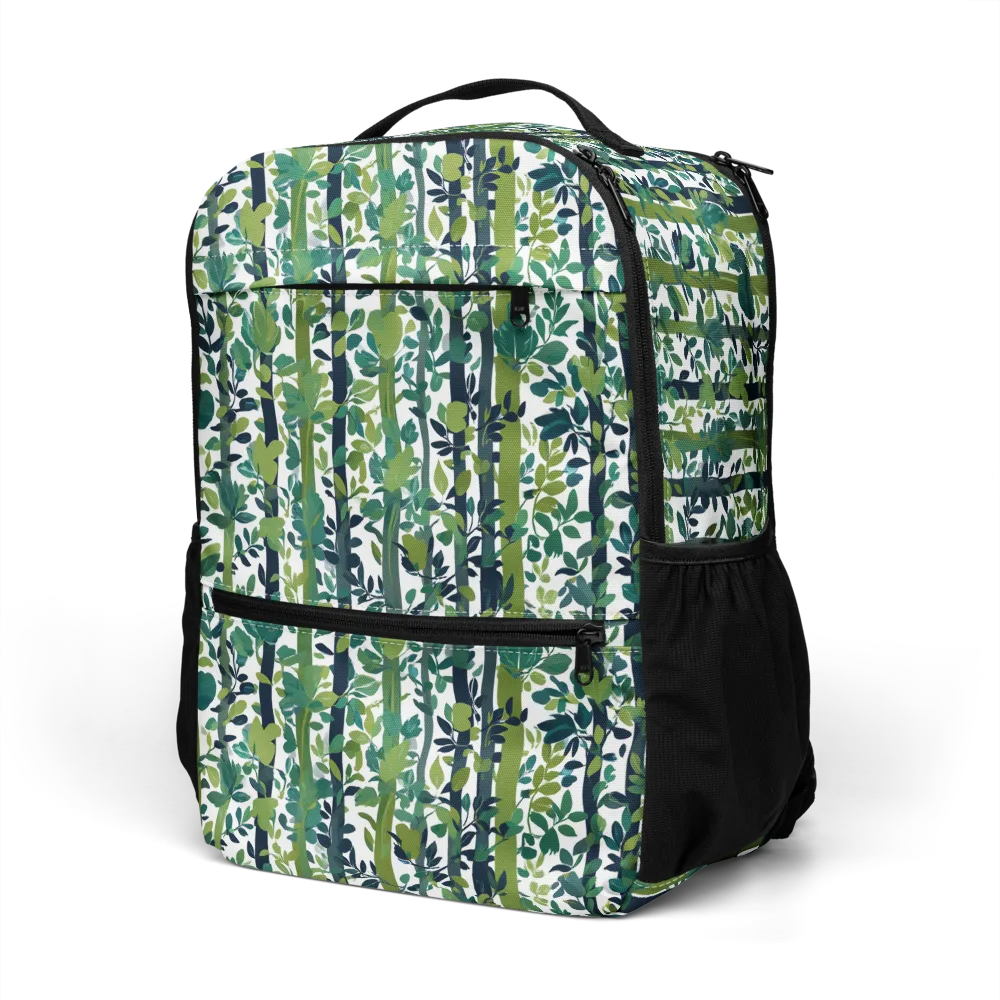 Bamboo Canopy on Utility Backpack — Left Front