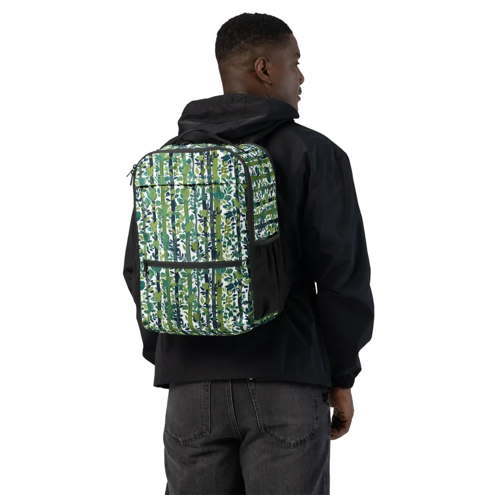 Bamboo Canopy on Utility Backpack — Back