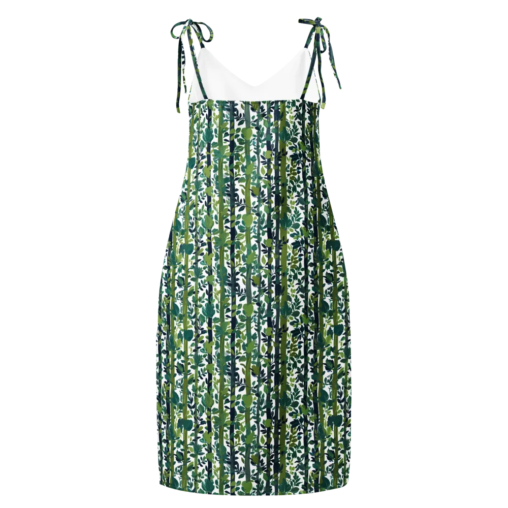 Bamboo Canopy on Slip Dress — Back