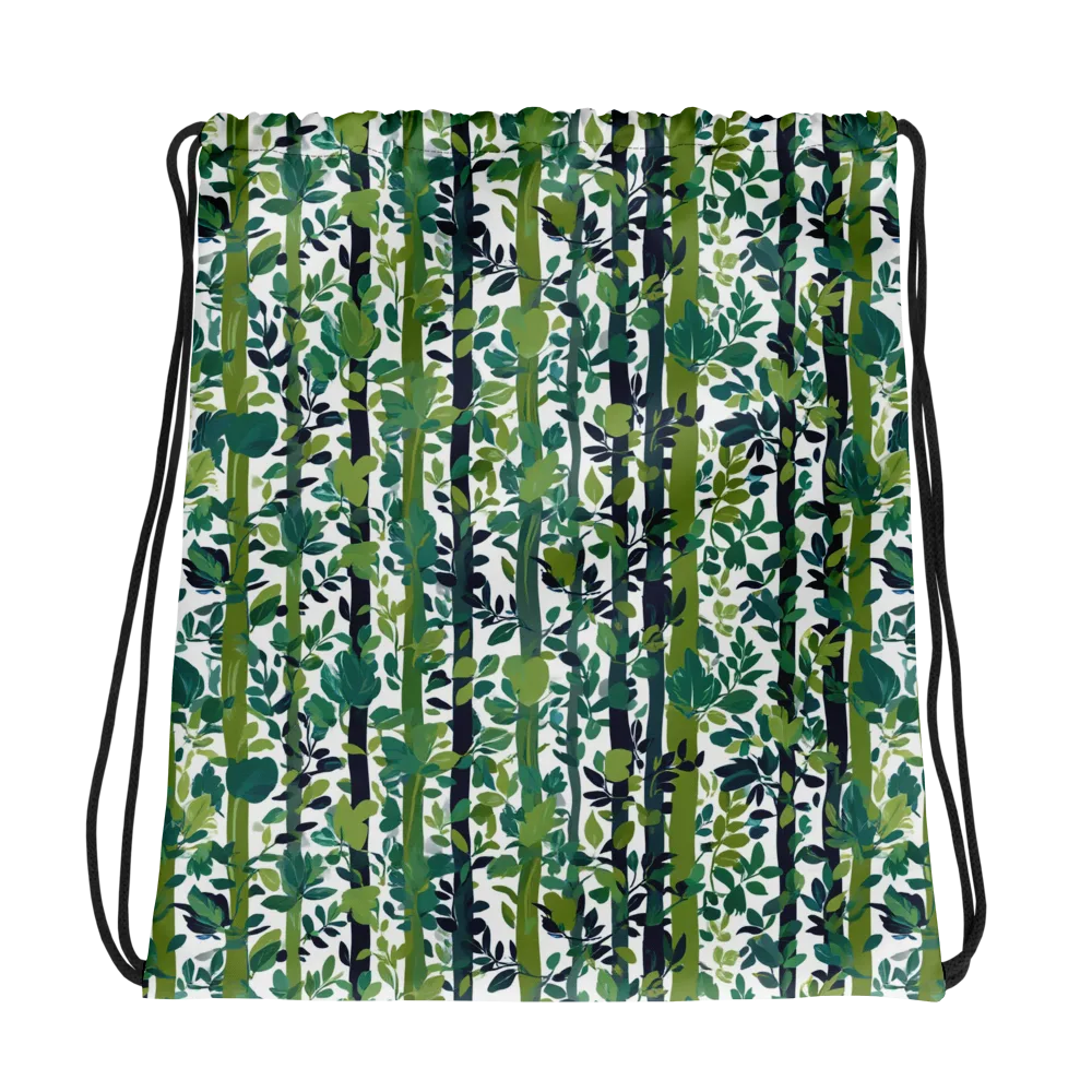 Bamboo Canopy on Drawstring Bag — Photo