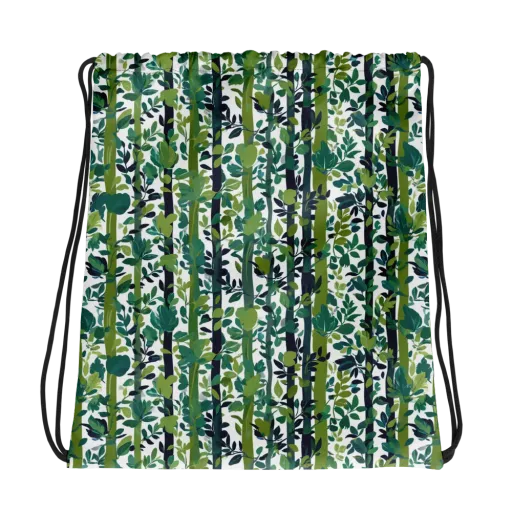 Bamboo Canopy on a Drawstring Bag
