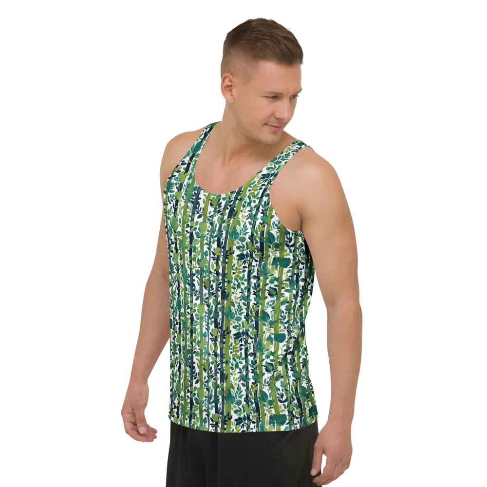 Bamboo Canopy on Men's Tank Top — Left Front