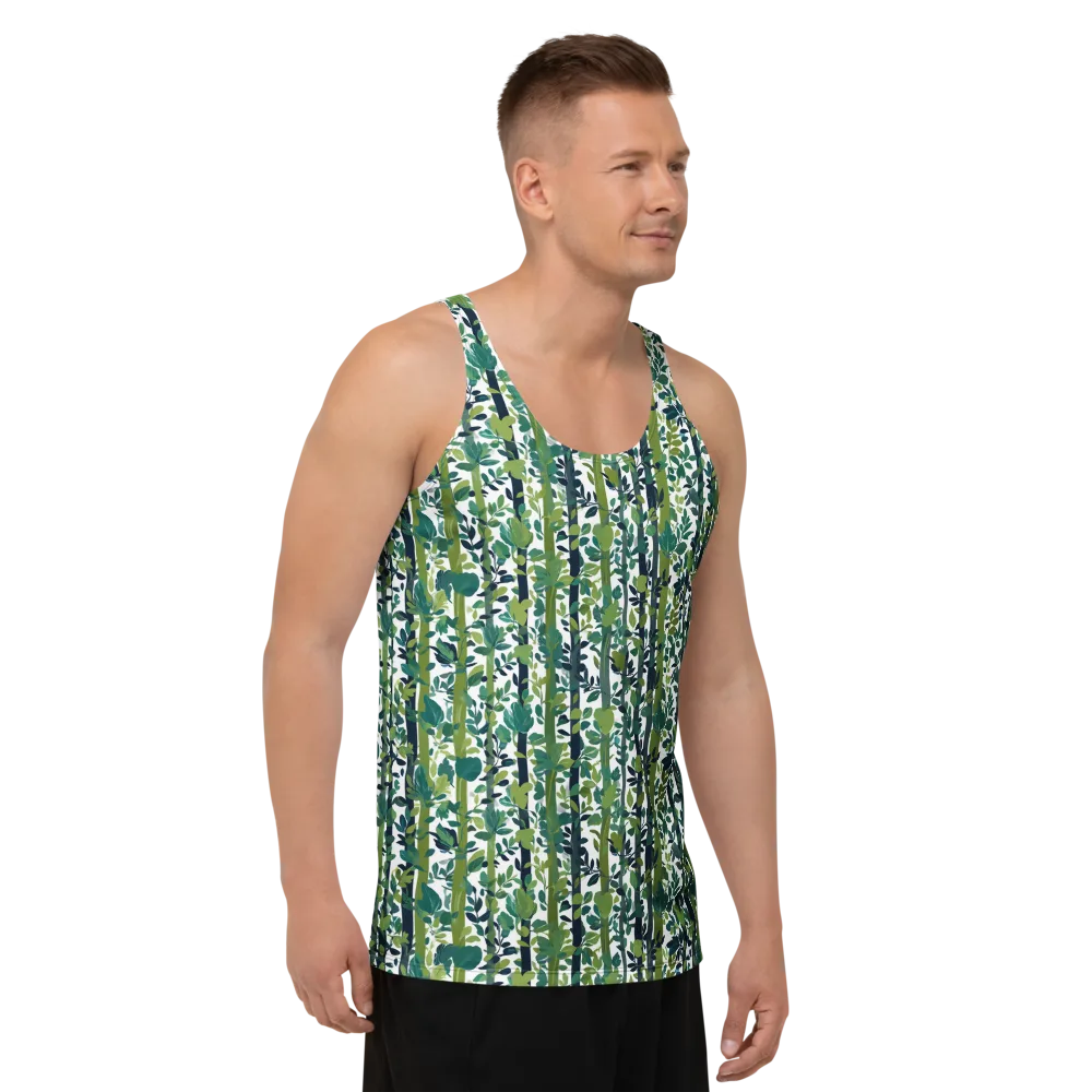 Bamboo Canopy on Men's Tank Top — Right Front