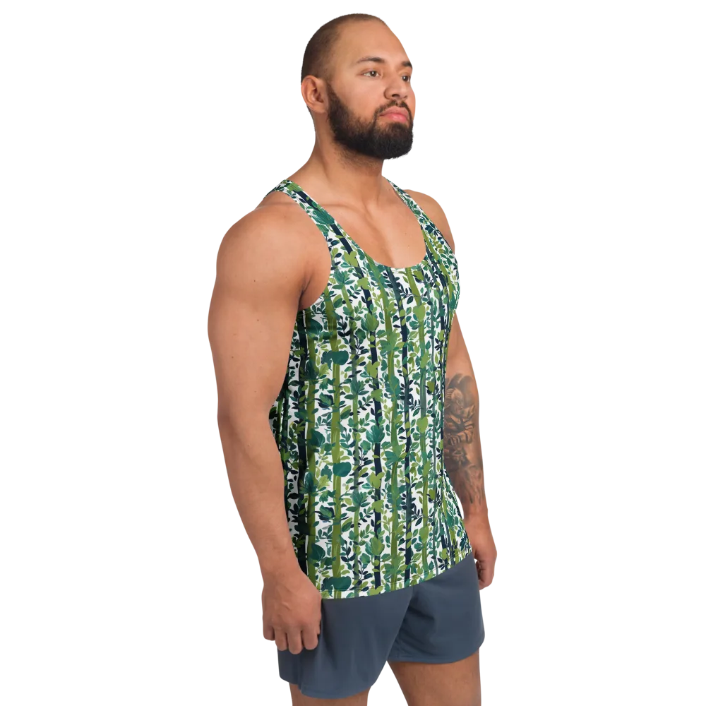 Bamboo Canopy on Men's Tank Top — Right Front
