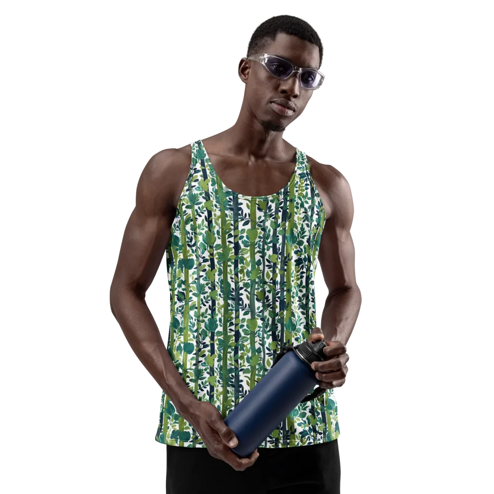 Bamboo Canopy on Men's Tank Top — Front