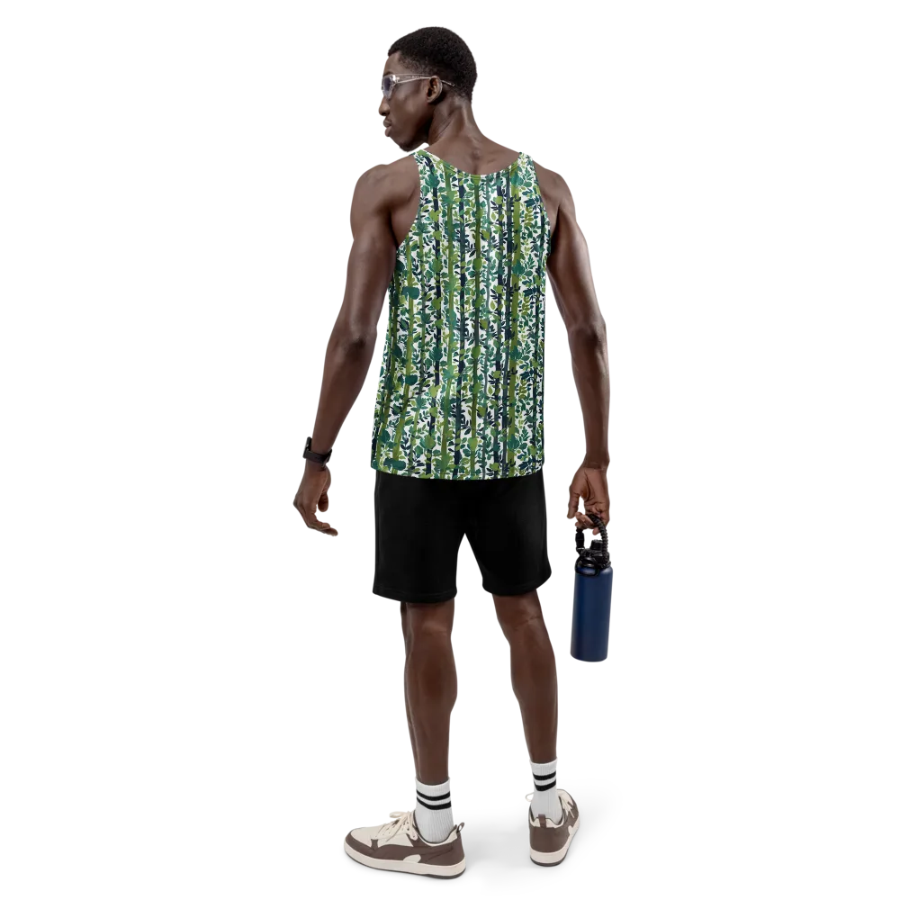 Bamboo Canopy on Men's Tank Top — Back