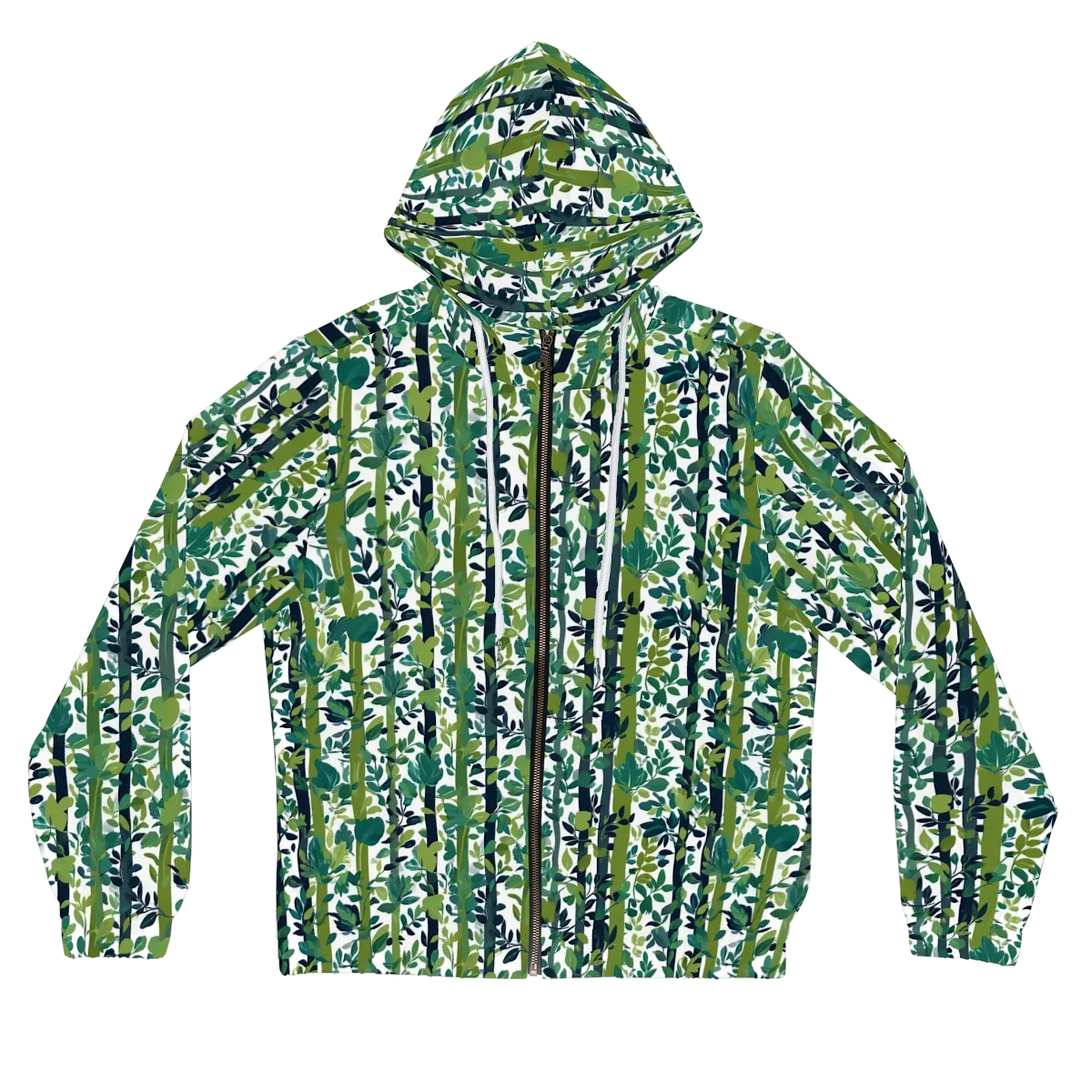 Bamboo Canopy on Women's Full-Zip Hoodie — Front