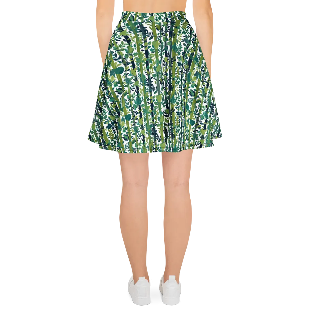 Bamboo Canopy on Skater Skirt — Back