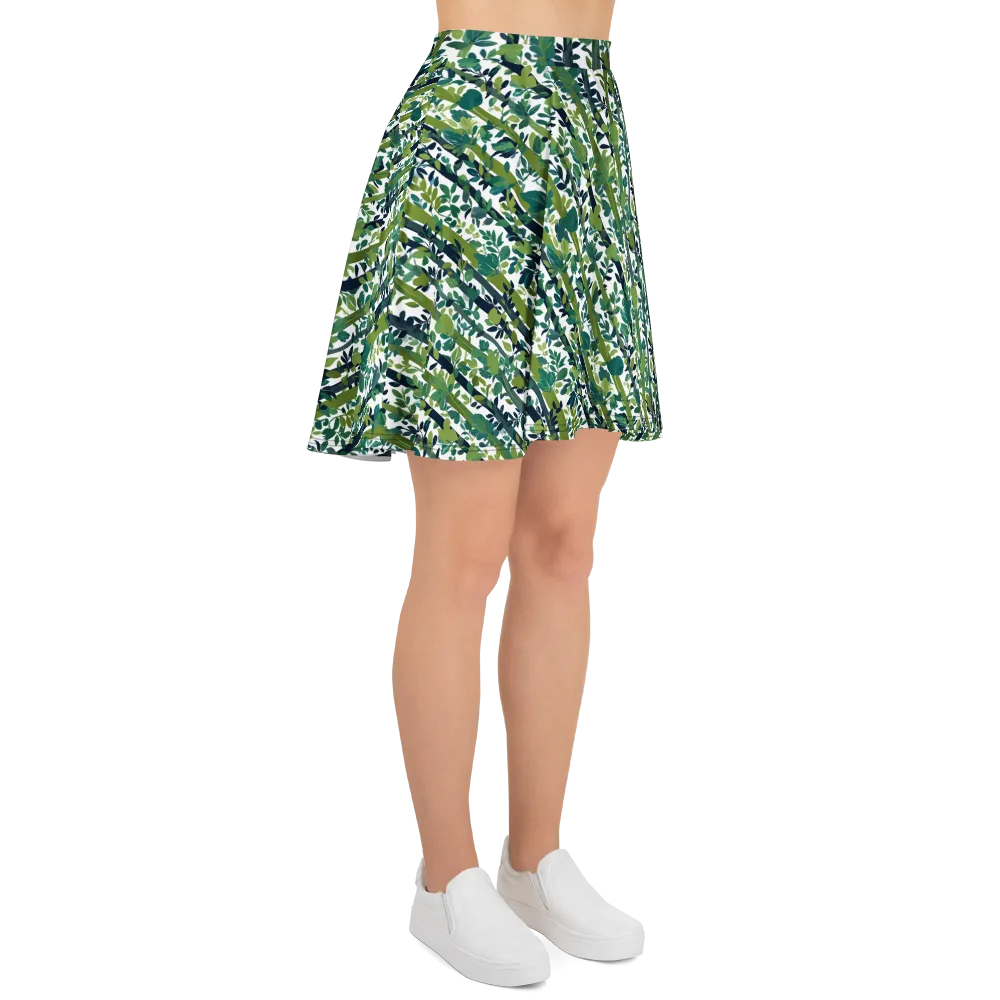 Bamboo Canopy on Skater Skirt — Right