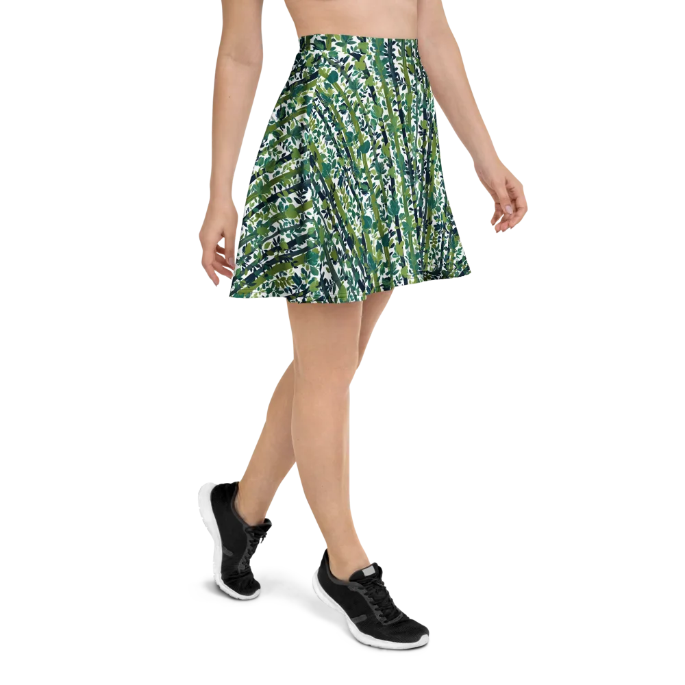Bamboo Canopy on Skater Skirt — Right