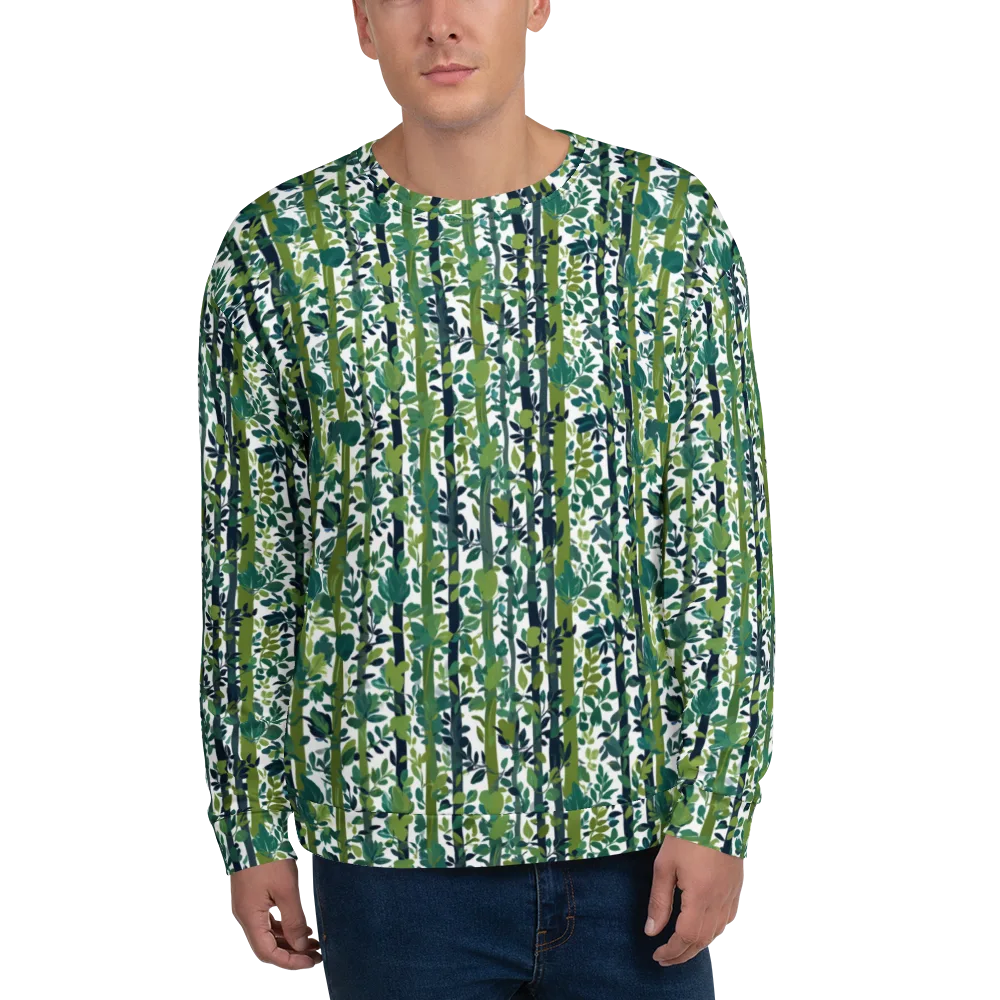 Bamboo Canopy on Sweatshirt — Front