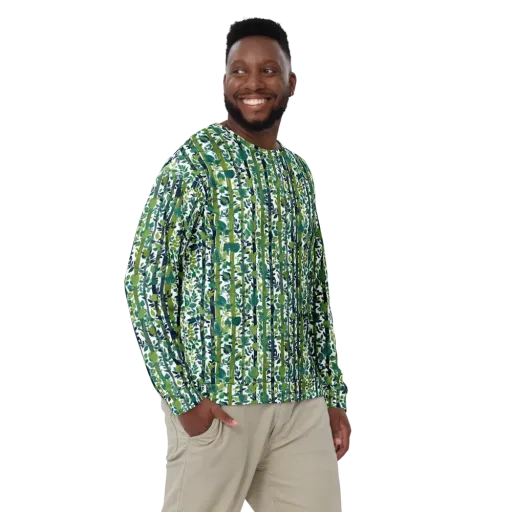 Bamboo Canopy on a Sweatshirt