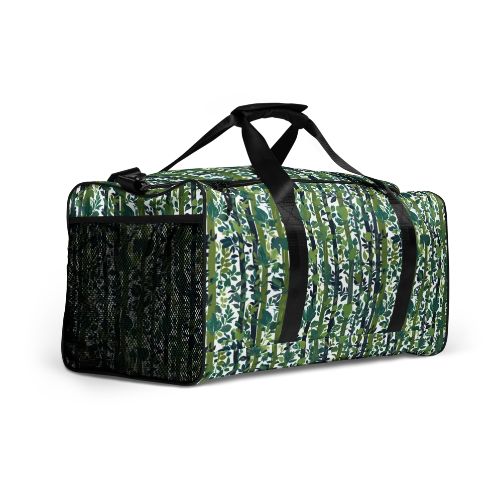 Bamboo Canopy on Duffle Bag — Right Front