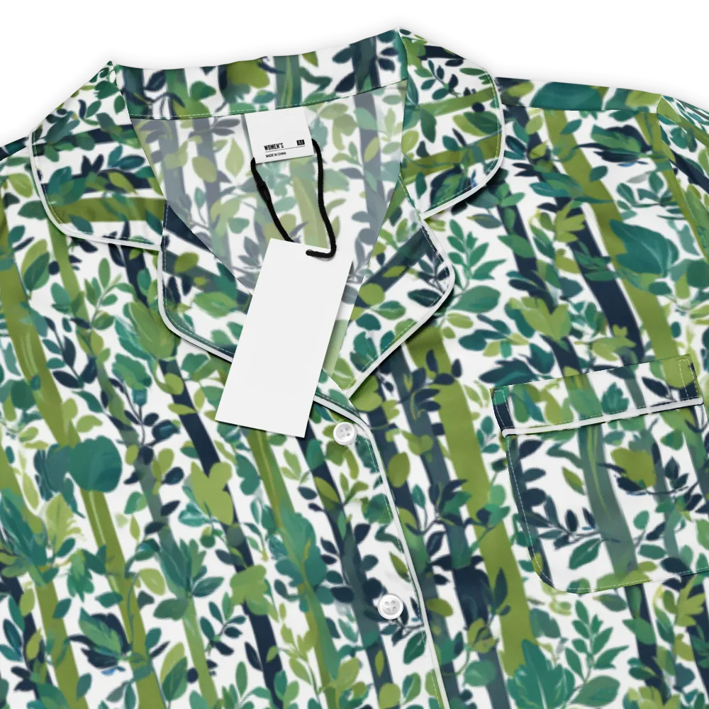 Bamboo Canopy on Women's Short Sleeve Pajama Top — Product details