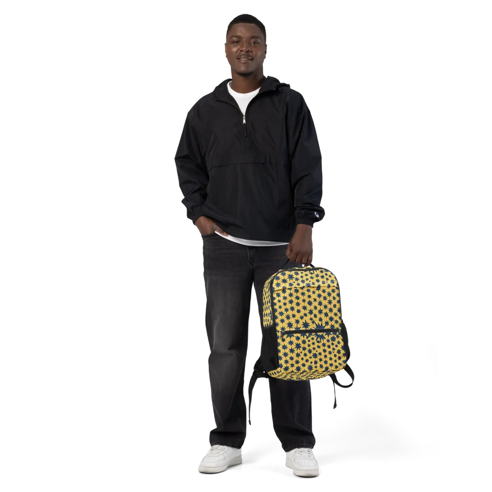 Navy Starfield on Utility Backpack — Front