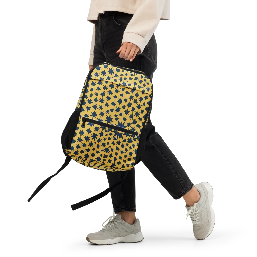 Navy Starfield on Utility Backpack — Front